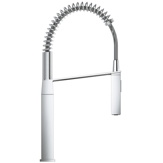 Змішувач для кухні з гнучким виливом Grohe Eurocube (31395000), изображение 8