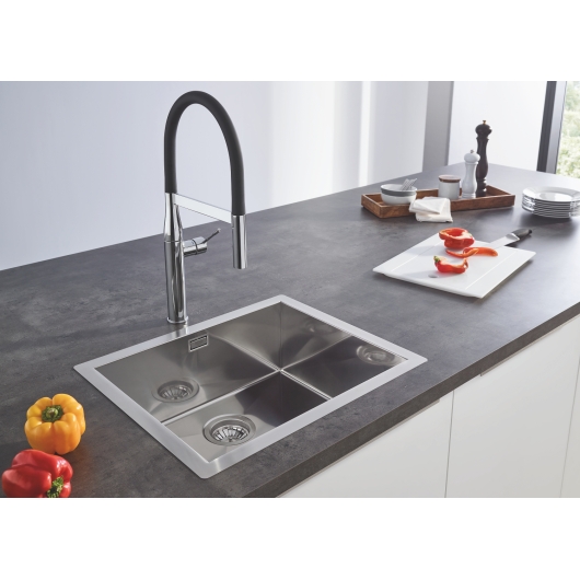 Змішувач для кухні з гнучким виливом Grohe Essence New (30294000), изображение 9