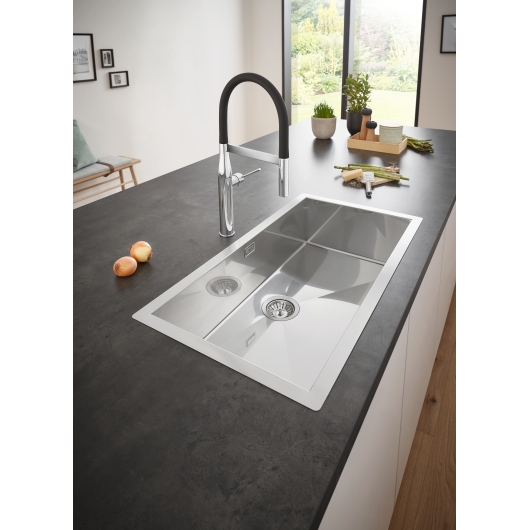 Змішувач для кухні з гнучким виливом Grohe Essence New (30294000), изображение 5