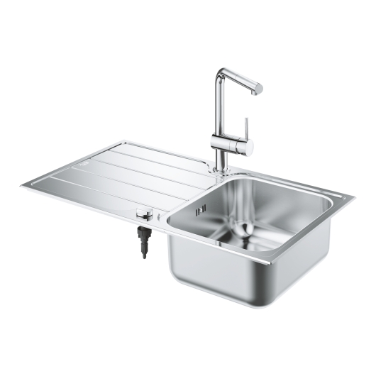 Комплект кухонної мийки і змішувача Grohe K500 (31573SD1), изображение 6