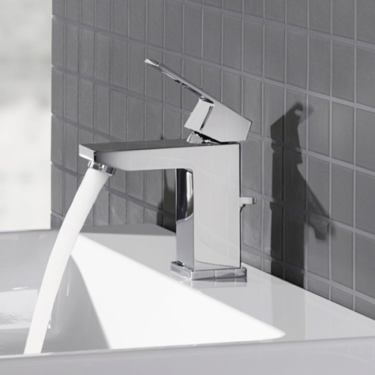 Змішувач для умивальника з дон. клапаном Grohe Eurocube (23127000), зображення 5