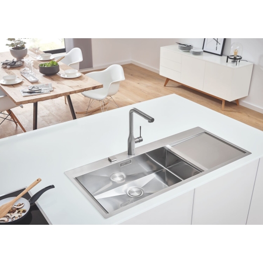 Мийка кухонна Grohe EX Sink K1000 (подвійне крило зліва) (31581SD0), изображение 2