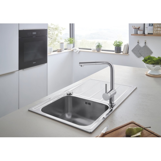 Комплект кухонної мийки і змішувача Grohe K500 (31573SD1), изображение 4