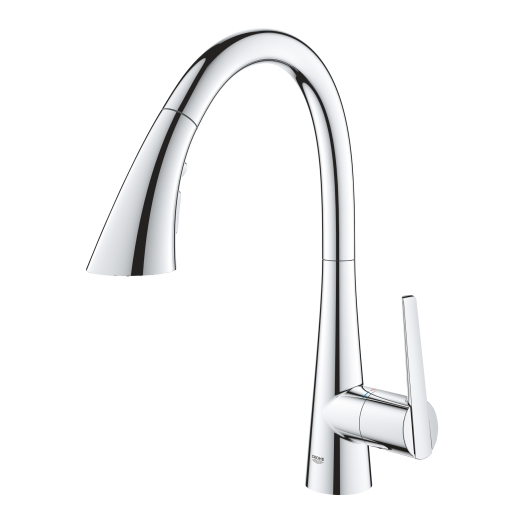 Змішувач для кухні з висувним виливом Grohe Zedra (32294002), зображення 9