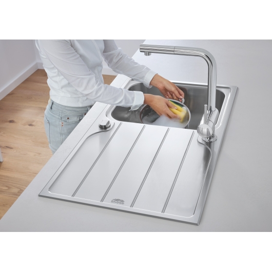 Комплект кухонної мийки і змішувача Grohe K500 (31573SD1), изображение 5