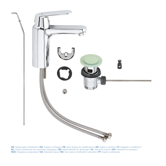 Змішувач для раковини M-розміру Grohe Eurosmart Cosmopolitan (23325000), изображение 3
