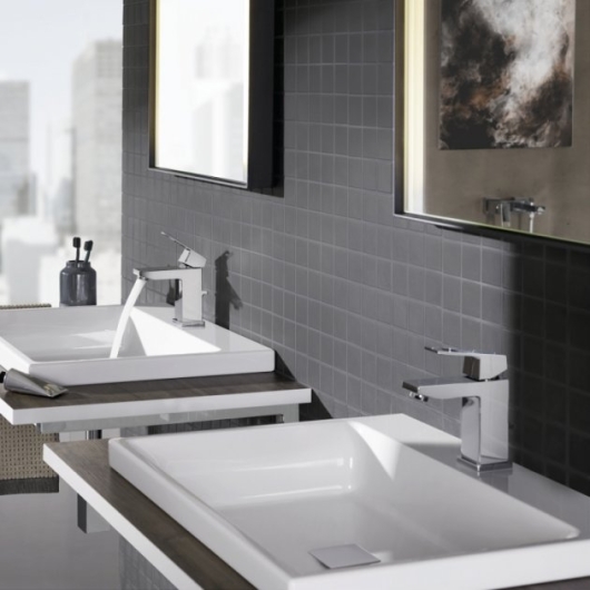 Змішувач для умивальника з дон. клапаном Grohe Eurocube (23127000), зображення 4