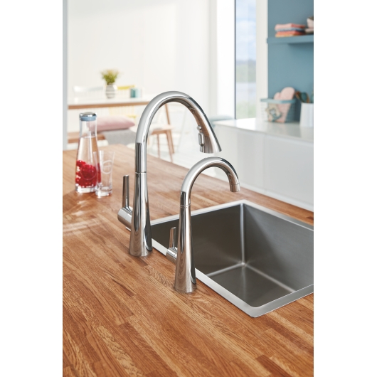 Змішувач для кухні з висувним виливом Grohe Zedra (32294002), зображення 11
