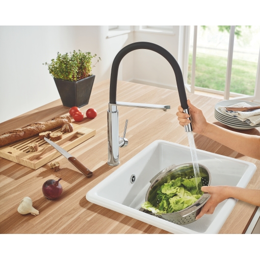 Змішувач для кухні з гнучким виливом Grohe Concetto new (31491000), изображение 10