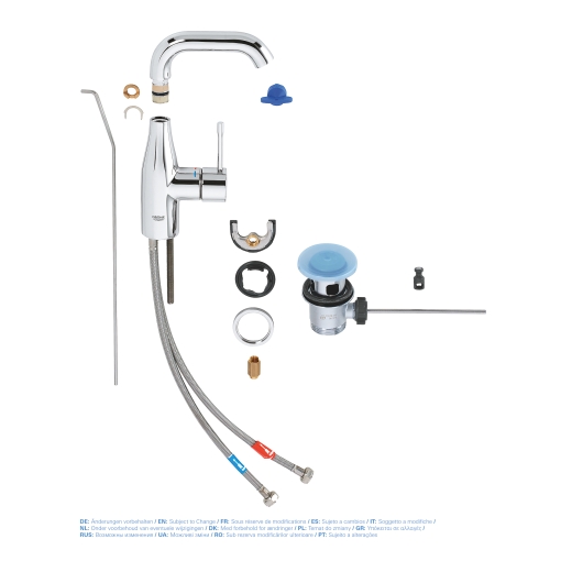 Змішувач для раковини M-розміру Grohe Essence New (23462001), изображение 4