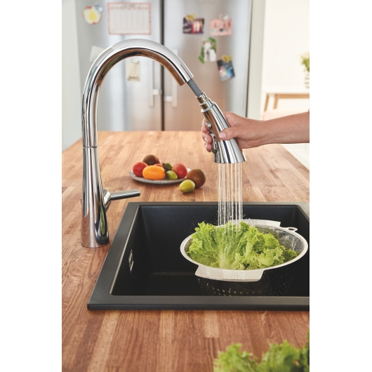 Змішувач для кухні з висувним виливом Grohe Zedra (32294002), зображення 12