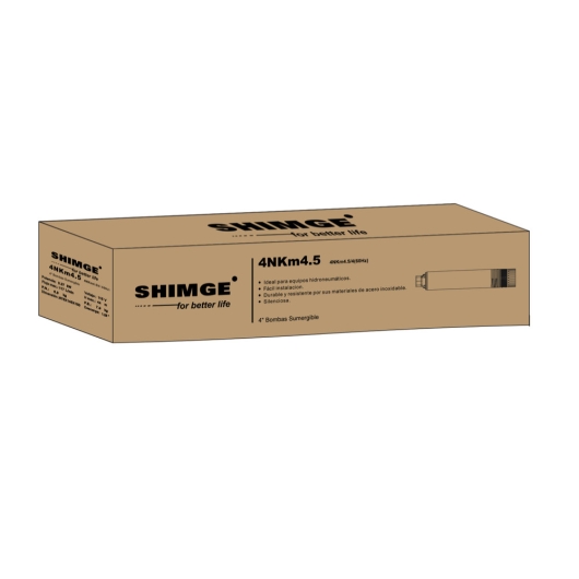 Занурювальний насос SHIMGE 4NKm3/5-0.37 з нижнім забором 4"-  Ø96 мм (0.37 кВт, Qmax 80 л/хв, Нmax 36 м), кабель 30 м, изображение 4