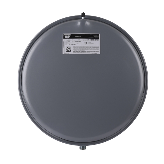 Бак Zilmet  oem-pro для монтажа в котлы плоский Арт. 521 8л 3bar D. 392 СЕРЫЙ 1/2″ ( 13C0000811 )