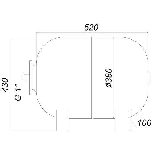 Гидроаккумулятор   50л ZILMET ultra-pro 10bar (1100005005 ), изображение 7