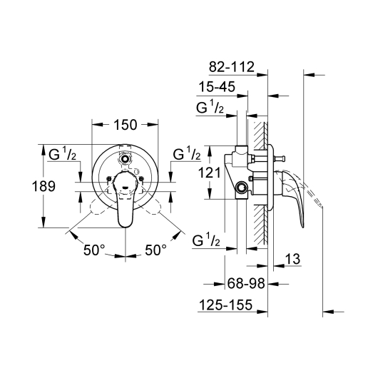 Змішувач для ванни Grohe Euroeco New (32747000), изображение 2
