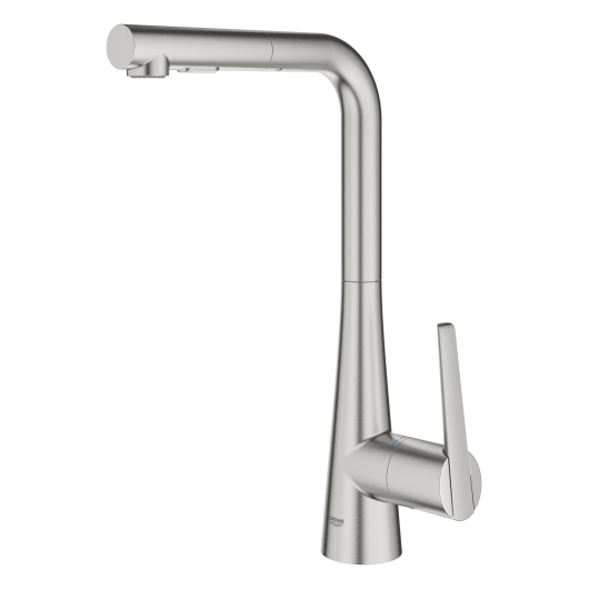 Змішувач для кухні з висувним виливом Grohe Zedra (32553DC2), изображение 5