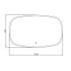 Дзеркало Callisto 115x70 см sensor з підсвіткою, изображение 5