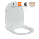 Унітаз консольний City 018700 з кришкою Slim Soft-Close, изображение 6