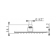 Верхний душ Rodos 009CP 200x200mm, квадратный, изображение 6