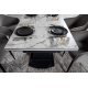 Стіл ЛУАРА 140(200)*80*76 Laminam Invisible white (5mm), изображение 6