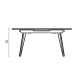 Стіл АТЛАНТА 140(180)*80*76 Laminam Invisible white (5mm), изображение 5