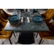 Стіл ЛУАРА 160(200)*90*76 Laminam Naturali Noir Desir (3mm), изображение 8