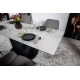 Стіл ЛУАРА 160(200)*90*76 Laminam Invisible white (5mm), изображение 4