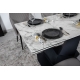 Стіл ЛУАРА 160(200)*90*76 Laminam Invisible white (5mm), изображение 5