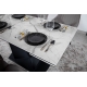 Стіл ЛУАРА 160(200)*90*76 Laminam Invisible white (5mm), изображение 7