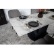 Стіл ЛУАРА 160(200)*90*76 Laminam Invisible white (5mm), изображение 9