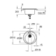 Композитна мийка для кухні Grohe K200 (31656AT0), изображение 4