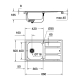 Кухонна мийка Grohe EX-2 Sink K401 (31566SD0), изображение 7