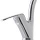 Смеситель для кухни HAIBA MAGIC 011 с красной ручкой (HB0699), изображение 2