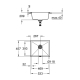 Композитна мийка для кухні Grohe K700U (31654AT0), изображение 4