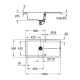 Композитна мийка для кухні Grohe K400 (31641AP0), изображение 2