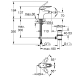 Змішувач для біде Grohe Eurostyle (33565003), изображение 2