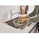 Змішувач для кухні з висувним виливом Grohe Eurosmart (30305000), изображение 7