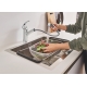 Змішувач для кухні з висувним виливом Grohe Eurosmart (30305000), изображение 2