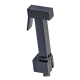 Смеситель с гигиеническим душем HAIBA KUBUS 002 INNER black (HB3952), изображение 3