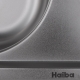 Мийка кухонна Haiba 80x49 Double (Satin) (HB0652), изображение 2