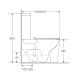 Унітаз-компакт Mixxus Premium Bevel-0402-R 670x390x880mm, система змиву RIMLESS (MP6474), изображение 6