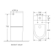 Унітаз-компакт Mixxus Premium Bevel-0402-R 670x390x880mm, система змиву RIMLESS (MP6474), изображение 3
