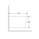 Біде підвісне Mixxus Premium Bevel-0501 515x360x345mm (MP6475), изображение 3