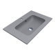 Умывальник DELLA 700 MIRASTONE GRAY Miraggio