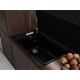 Кухонная мойка LAGOON 760 black shine Miraggio