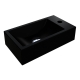 Умывальник FARO L MIRASTONE BLACK SHINE Miraggio