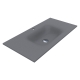Умывальник JESSEL 1000 MIRASTONE GRAY Miraggio