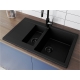 Кухонная мойка LAPAS black shine Miraggio, изображение 5