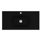Умывальник JESSEL 1000 MIRASTONE BLACK SHINE Miraggio, изображение 2