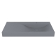 Умывальник VIOLA 1000 R MIRASTONE GRAY Miraggio, изображение 3